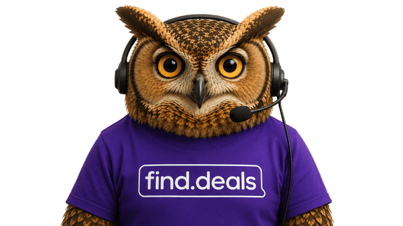find.deals™ owl mascot